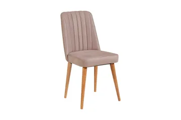 Valsot Forlengningsbar Spisegruppe 129 cm - Natur/Grå/Brun - Møbler - Bord - Spisegrupper