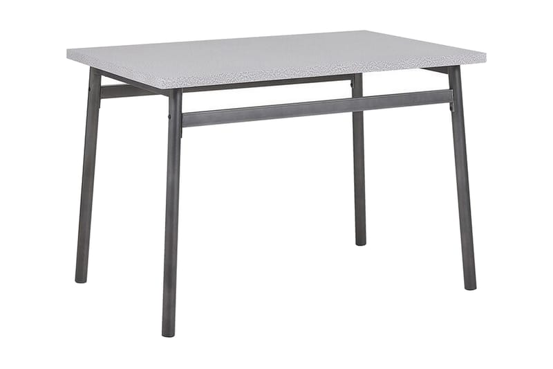 Velden Spisegruppe 110 cm Inkl. 4 Stoler - Grå / Svart - Møbler - Bord - Spisegrupper