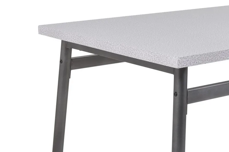 Velden Spisegruppe 110 cm Inkl. 4 Stoler - Grå / Svart - Møbler - Bord - Spisegrupper