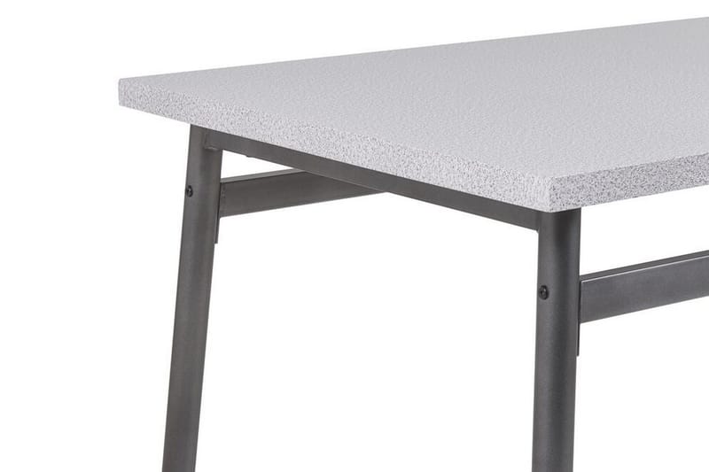 Velden Spisegruppe 110 cm Inkl. 4 Stoler - Grå / Svart - Møbler - Bord - Spisegrupper