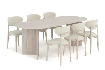 220 cm - Mørk brun