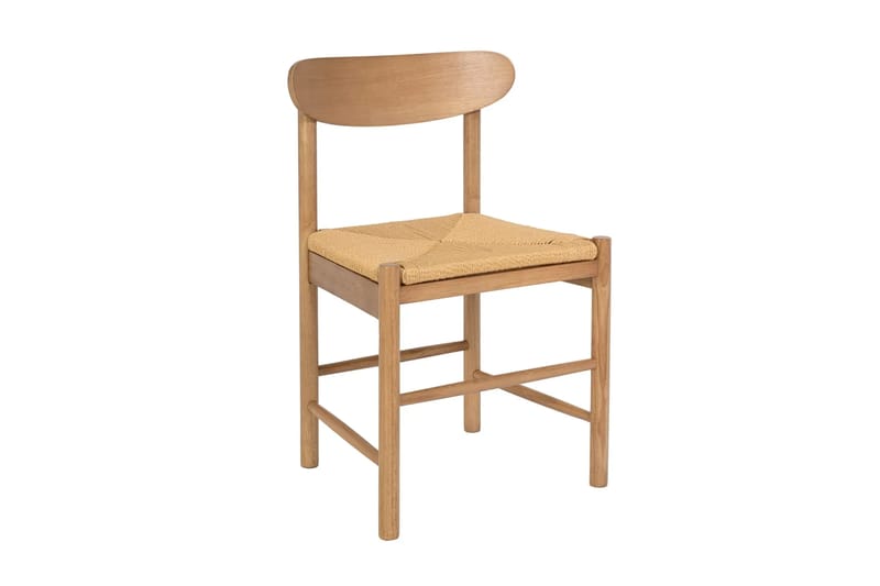 Vera Spisegruppe rund 150 cm Eik med 6 Malte Spisestoler - Eik - Møbler - Bord - Spisegrupper
