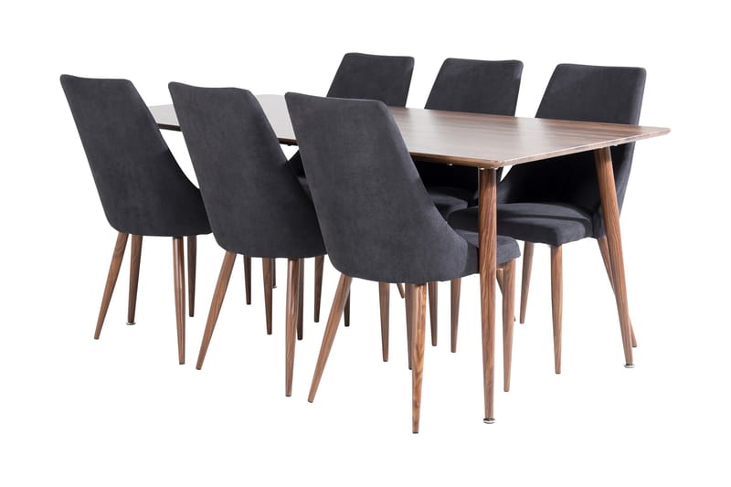 Ypas Spisebord 180 cm med 6 Campomar Spisestoler, undefined