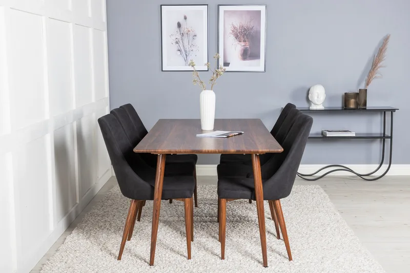 Ypas Spisebord 180 cm med 6 Campomar Spisestoler - Møbler - Bord - Spisegrupper