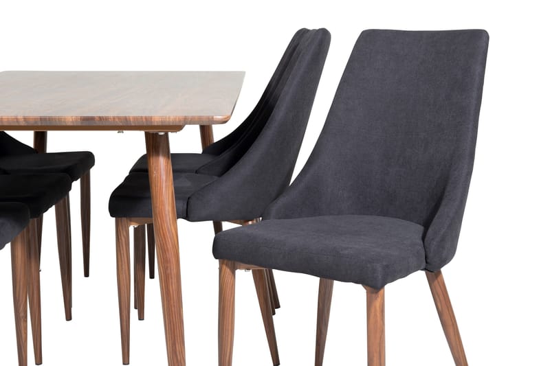Ypas Spisebord 180 cm med 6 Campomar Spisestoler - Møbler - Bord - Spisegrupper