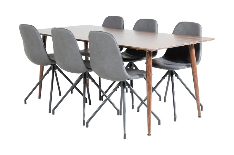 Ypas Spisebord 180 cm Med 6 Ypas Spisestoler, undefined