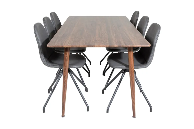 Ypas Spisebord 180 cm Med 6 Ypas Spisestoler - Møbler - Bord - Spisegrupper
