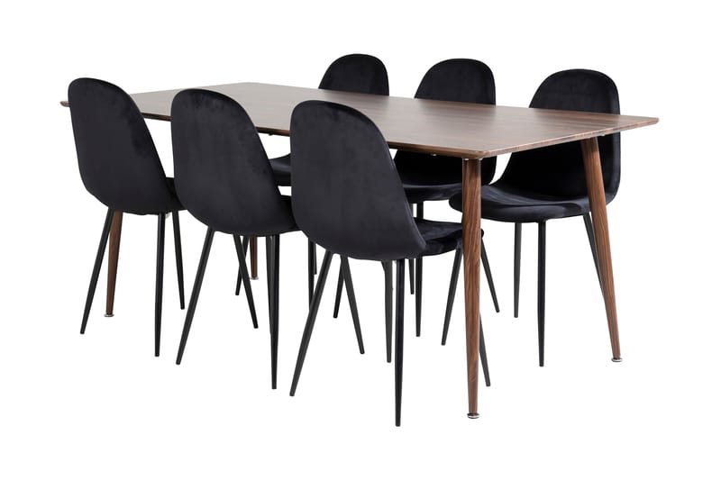 Ypas Spisebord 180 cm Med 6 Pontus kjøkkenstoler - Møbler - Bord - Spisegrupper