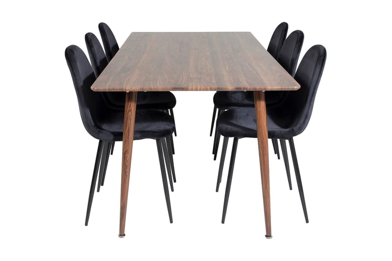 Ypas Spisebord 180 cm Med 6 Pontus kjøkkenstoler - Spisegrupper