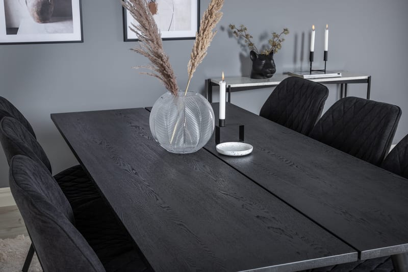 Zenazmi Spisegruppe 195 cm + 6 Sumoas Spisestoler - Møbler - Bord - Spisegrupper