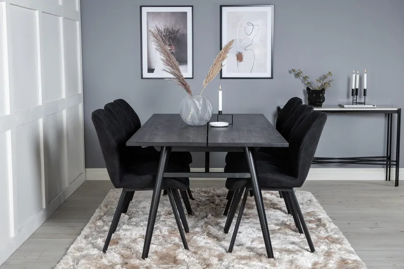 Zenazmi Spisegruppe 195 cm + 6 Sumoas Spisestoler, undefined