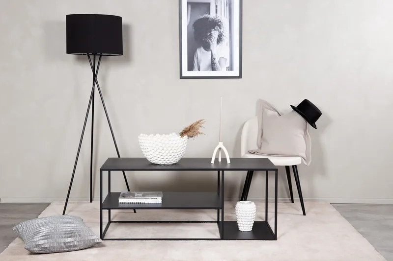 Staal Sofabord 50 cm - Svart - Møbler - Bord - Sofabord