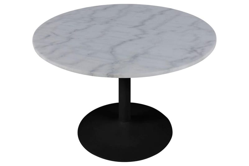 Stabby Spisebord 110x110 cm Rundt - Hvit - Møbler - Bord - Spisebord & kjøkkenbord