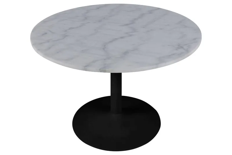 Stabby Spisebord 110x110 cm Rundt - Hvit - Møbler - Bord - Spisebord & kjøkkenbord