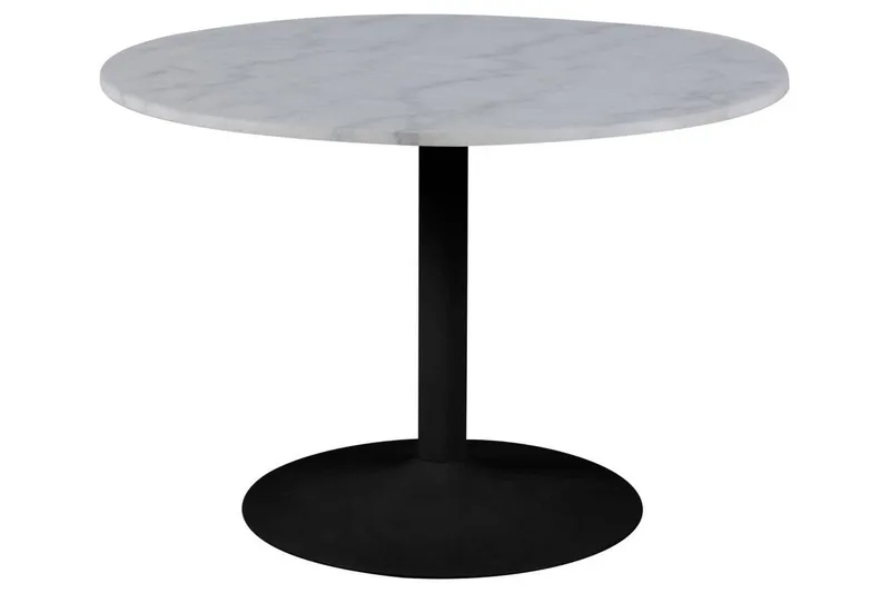 Stabby Spisebord 110x110 cm Rundt, Hvit