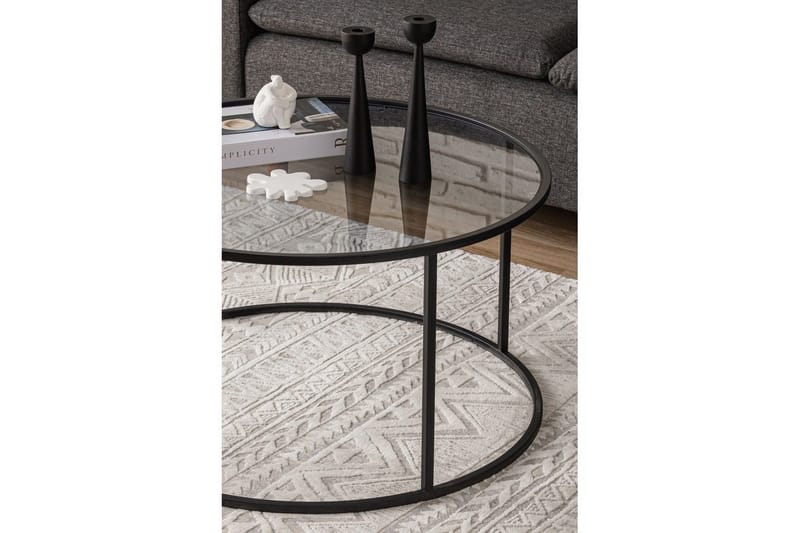 Startis Stuebord 80 cm - Sort - Møbler - Bord - Sofabord