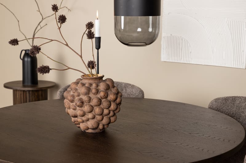 Stone Matgruppe 120 cm Rund med 4 Modesto stoler - Beige - Møbler - Bord - Spisegrupper