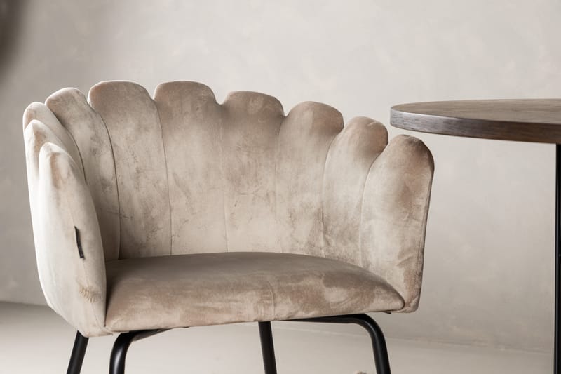 Stone Matgruppe 220 cm Oval med 2 Limhamn stoler - Beige - Møbler - Bord - Spisegrupper