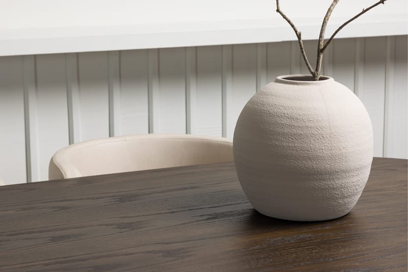 Stone Spisegruppe 220 cm Oval med 4 Simrishamn Stoler - Beige - Møbler - Bord - Spisegrupper