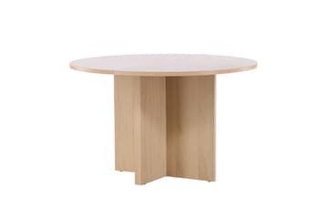 Strada Rektangulært Spisebord 120 cm med Tre- og Eikeutseende - Whitewash - Møbler - Bord - Spisebord & kjøkkenbord