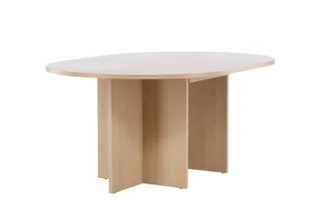 Strada Rektangulært Spisebord 120 cm med Tre- og Eikeutseende - Whitewash - Møbler - Bord - Spisebord & kjøkkenbord