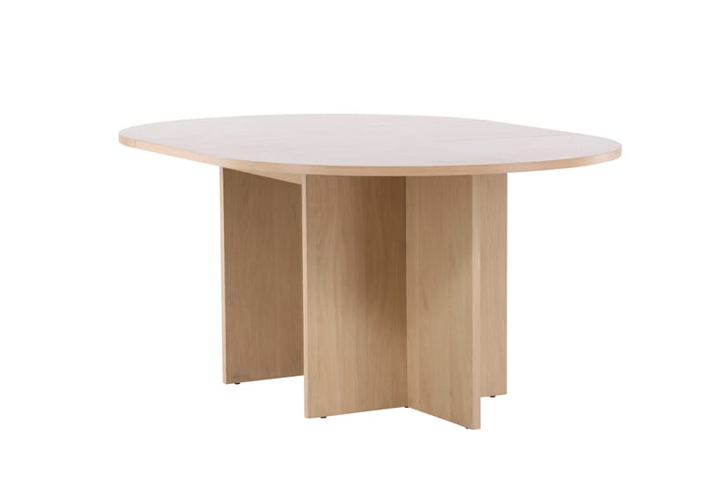 Strada Rektangulært Spisebord 120 cm med Tre- og Eikeutseende - Whitewash - Møbler - Bord - Spisebord & kjøkkenbord