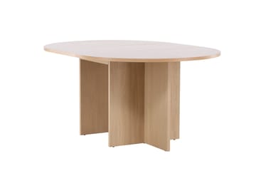 Strada Rektangulært Spisebord 120 cm med Tre- og Eikeutseende - Whitewash - Møbler - Bord - Spisebord & kjøkkenbord