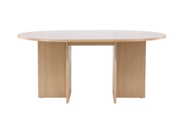 Strada Rektangulært Spisebord 120 cm med Tre- og Eikeutseende - Whitewash - Møbler - Bord - Spisebord & kjøkkenbord