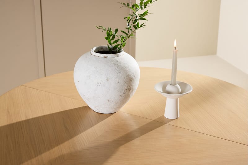 Strada Rektangulært Spisebord 120 cm med Tre- og Eikeutseende - Whitewash - Møbler - Bord - Spisebord & kjøkkenbord