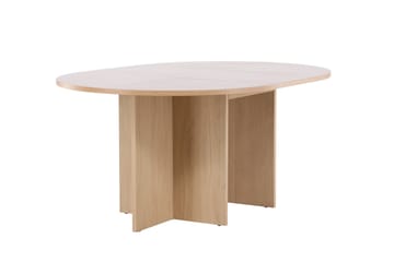 Strada Rektangulært Spisebord 120 cm med Tre- og Eikeutseende - Whitewash - Møbler - Bord - Spisebord & kjøkkenbord