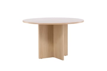 Strada Rektangulært Spisebord 120 cm med Tre- og Eikeutseende - Whitewash - Møbler - Bord - Spisebord & kjøkkenbord
