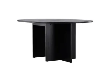 Strada Rektangulært Spisebord 120 cm med Tre- og Valnøttutseende - Svart - Møbler - Bord - Spisebord & kjøkkenbord
