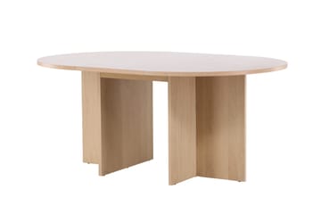 Strada Spisebord 120 cm Rektangulært - Hvitlasert - Møbler - Bord - Spisebord & kjøkkenbord