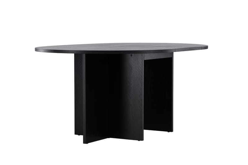 Strada Spisebord 120 cm Rektangulært - Svart - Møbler - Bord - Spisebord & kjøkkenbord