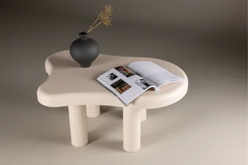 Strömstad Rektangulært Sofabord 71 cm i Malt Tre - Hvit - Møbler - Bord - Sofabord