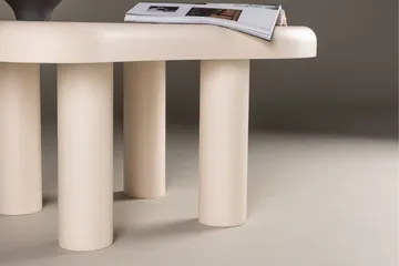 Strömstad Rektangulært Sofabord 71 cm i Malt Tre - Hvit - Møbler - Bord - Sofabord