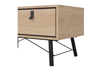 Tadami Rektangulært Sofabord med Skuff 102 cm i Tre - Beige - Møbler - Bord - Sofabord
