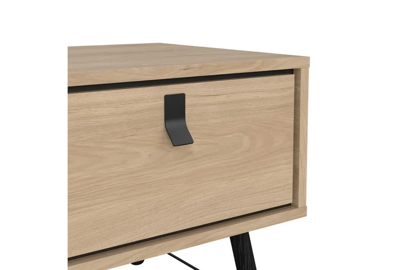 Tadami Rektangulært Sofabord med Skuff 102 cm i Tre - Beige - Møbler - Bord - Sofabord