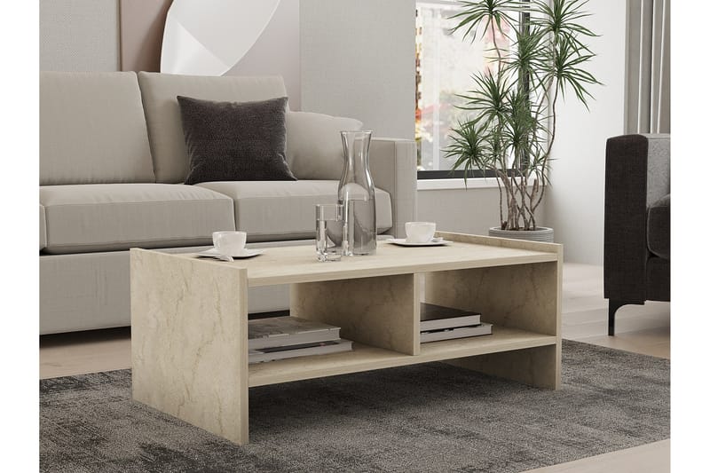Taharoa Sofabord 90 cm - Beige - Møbler - Bord - Sofabord