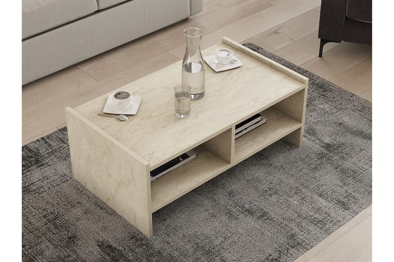 Taharoa Sofabord 90 cm - Beige - Møbler - Bord - Sofabord