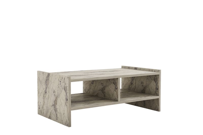 Taharoa Sofabord 90 cm - Hvit Marmor - Møbler - Bord - Sofabord