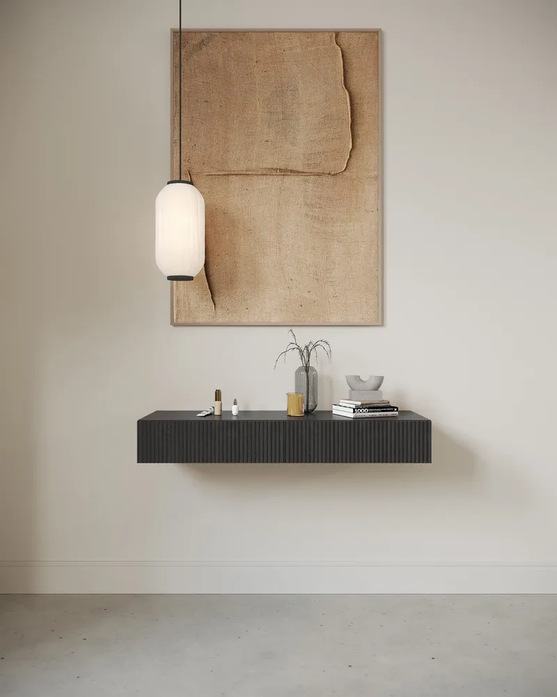 Takayo Sminkebord 110 cm - Svart - Møbler - Bord - Sminkebord & toalettbord