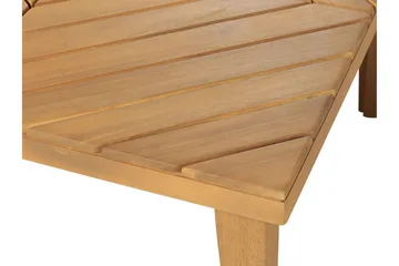 Taviano Sofabord 70x70 cm Kvadratisk - Lysebrun - Hagemøbler - Balkong - Balkongmøbler - Balkongbord
