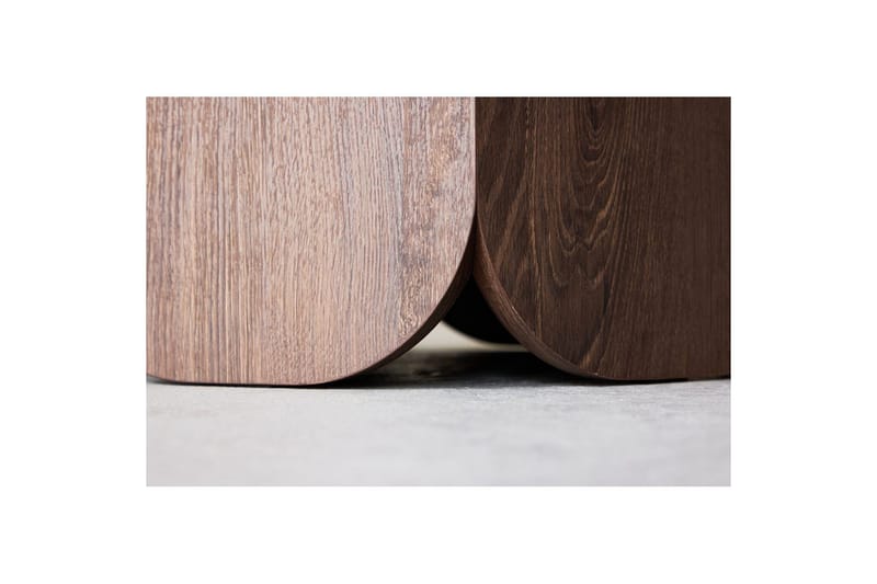 Tekla Sofabord 80 Cm - Mocca - Møbler - Bord - Sofabord