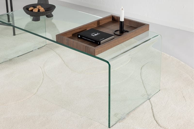 Telemark Sofabord 110x50 cm Transparent - Venture Home - Sofabord