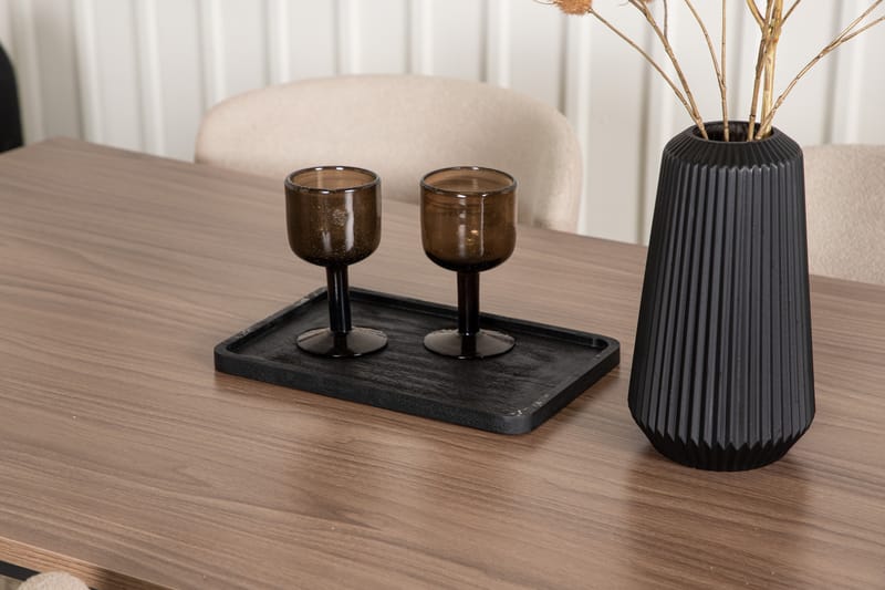 Tempe Matgruppe 140 cm Rektangulær med 4 Modesto stoler - Beige - Møbler - Bord - Spisegrupper