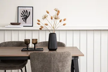 Tempe Matgruppe 140 cm Rektangulær med 4 Modesto stoler - Mørk grå - Møbler - Bord - Spisegrupper