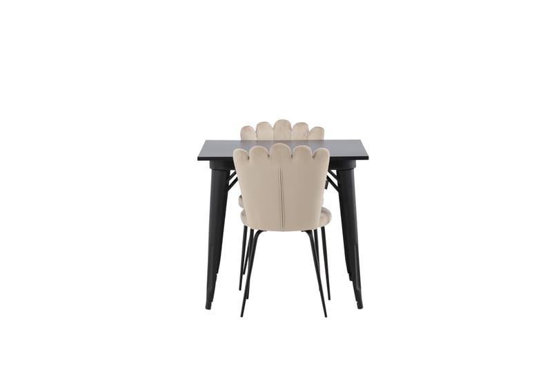 Tempe Matgruppe 80 cm Rektangulær med 2 Limhamn stoler - Beige - Møbler - Bord - Spisegrupper