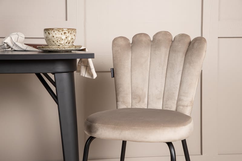 Tempe Matgruppe 80 cm Rektangulær med 2 Limhamn stoler - Beige - Møbler - Bord - Spisegrupper