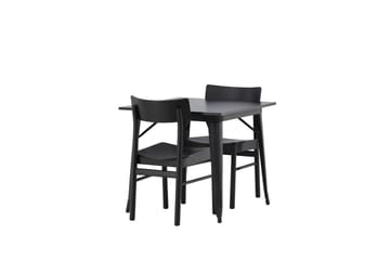 Tempe Spisebord 80 cm med 2 Montros Spisestoler - Møbler - Bord - Spisegrupper